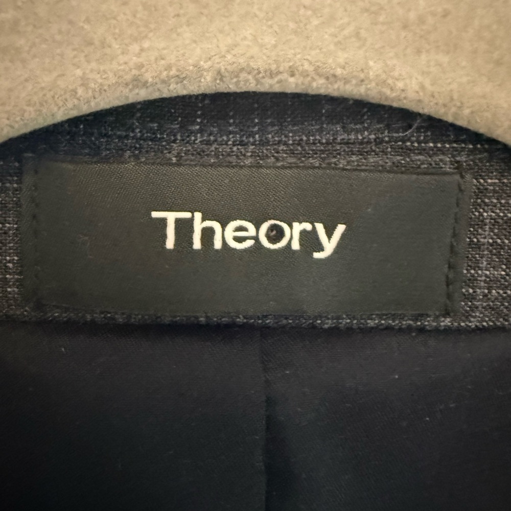 Theory Carissa Women’s Navy Blazer Suit Jacket, Size 12 - Picture 5 of 10